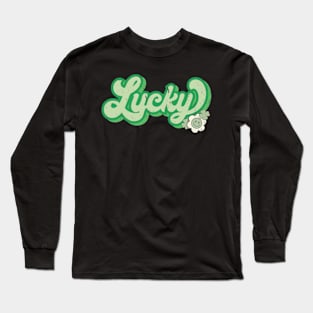 lucky st patricks day Long Sleeve T-Shirt